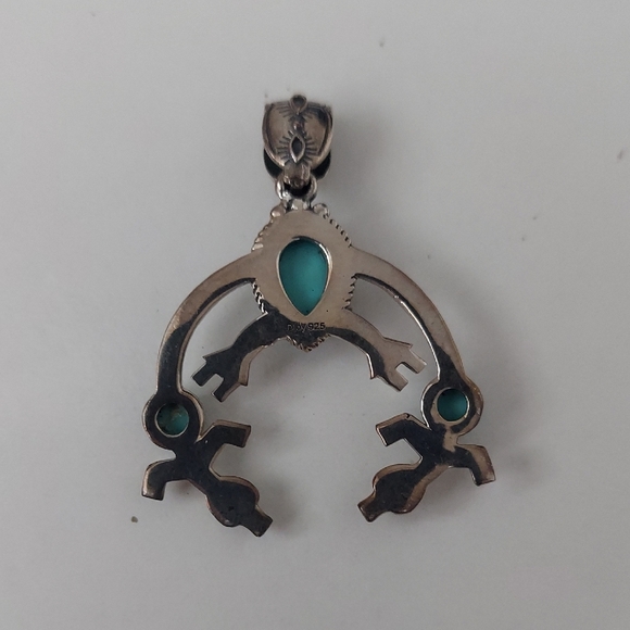 Tahoe Nevada Turquoise Pendant - Picture 5 of 6
